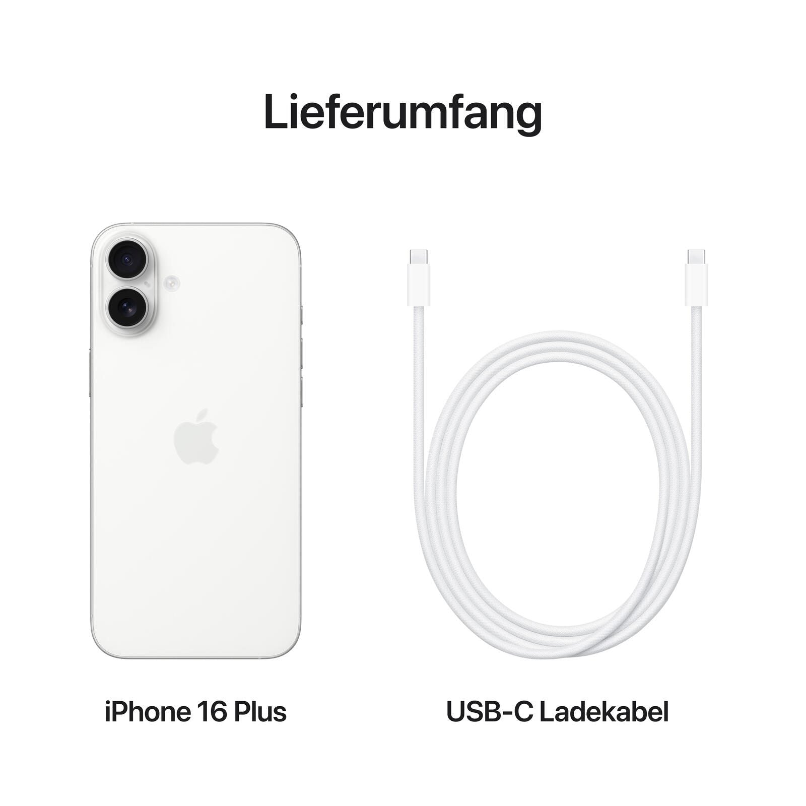 B-WARE Apple iPhone 16 Plus 256GB Weiß