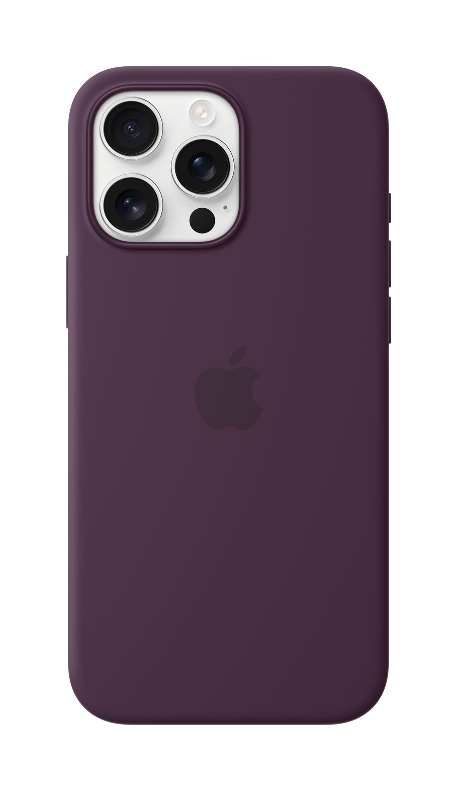 Apple Silikon Case iPhone 16 Pro Max mit MagSafe (pflaume)