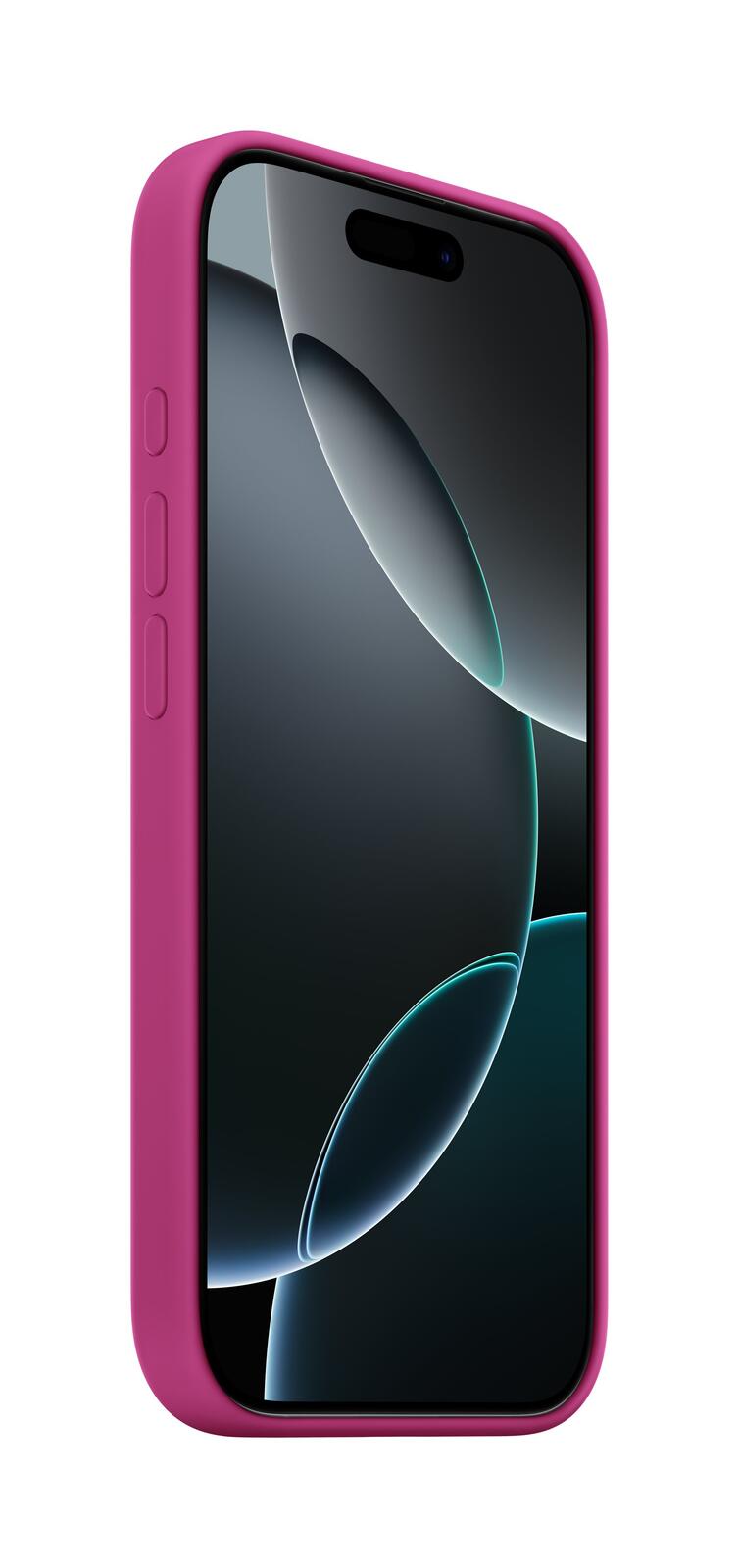 Apple Silikon Case iPhone 16 Pro mit MagSafe (fuchsia)
