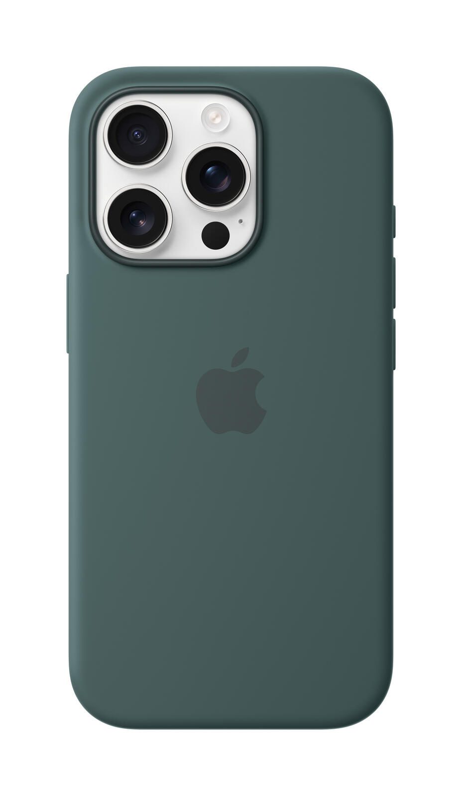 Apple Silikon Case iPhone 16 Pro mit MagSafe (seegrün)