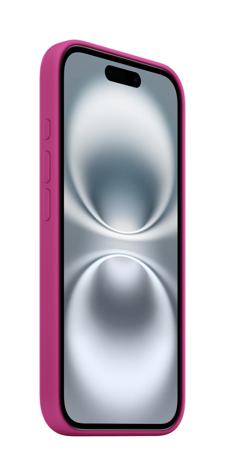Apple Silikon Case iPhone 16 mit MagSafe (fuchsia)