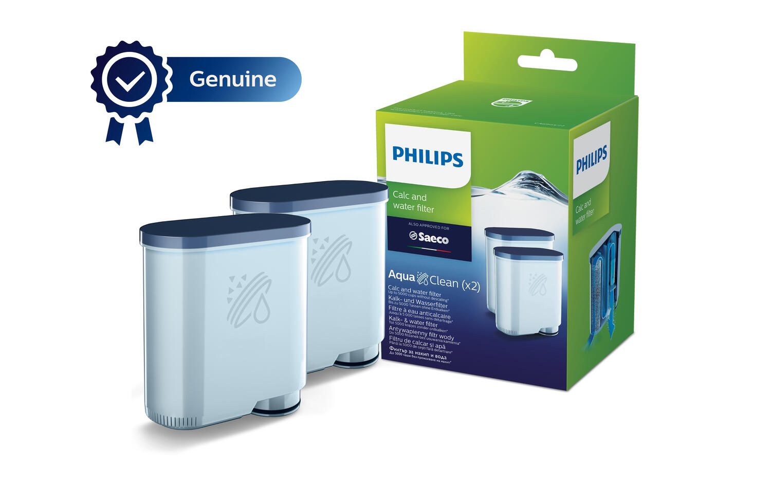 Philips AquaClean CA6903 Wasserfilter - für Kaffeemaschine, 2 St
