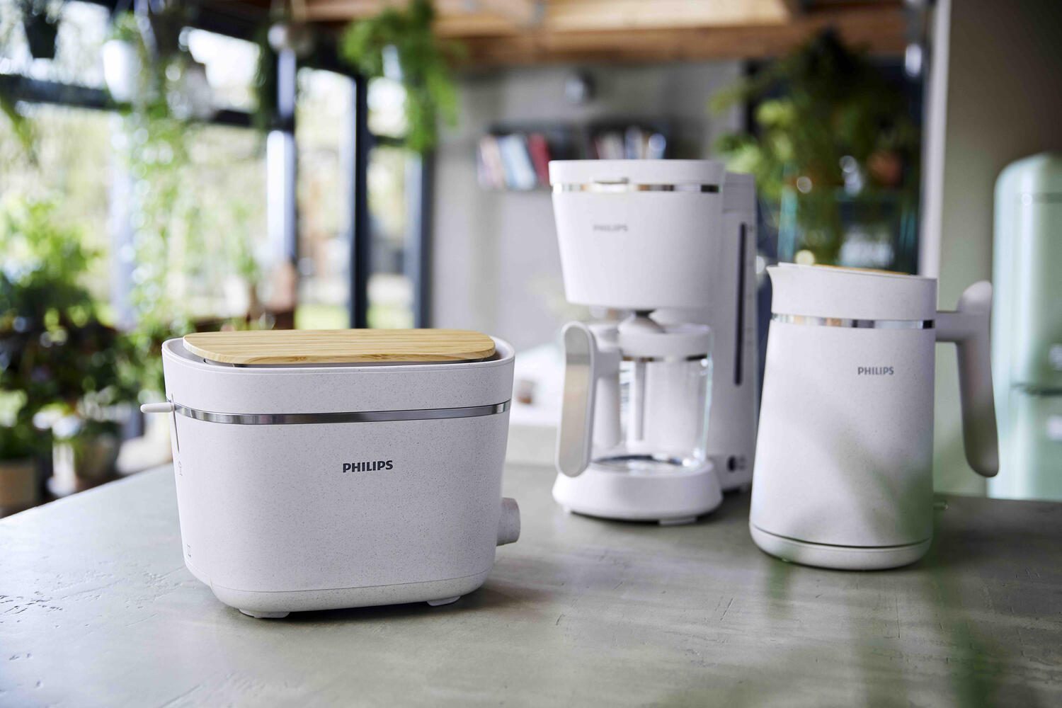 Philips Series 5000 HD2640 Eco Conscious Edition - Toaster - matt weiß