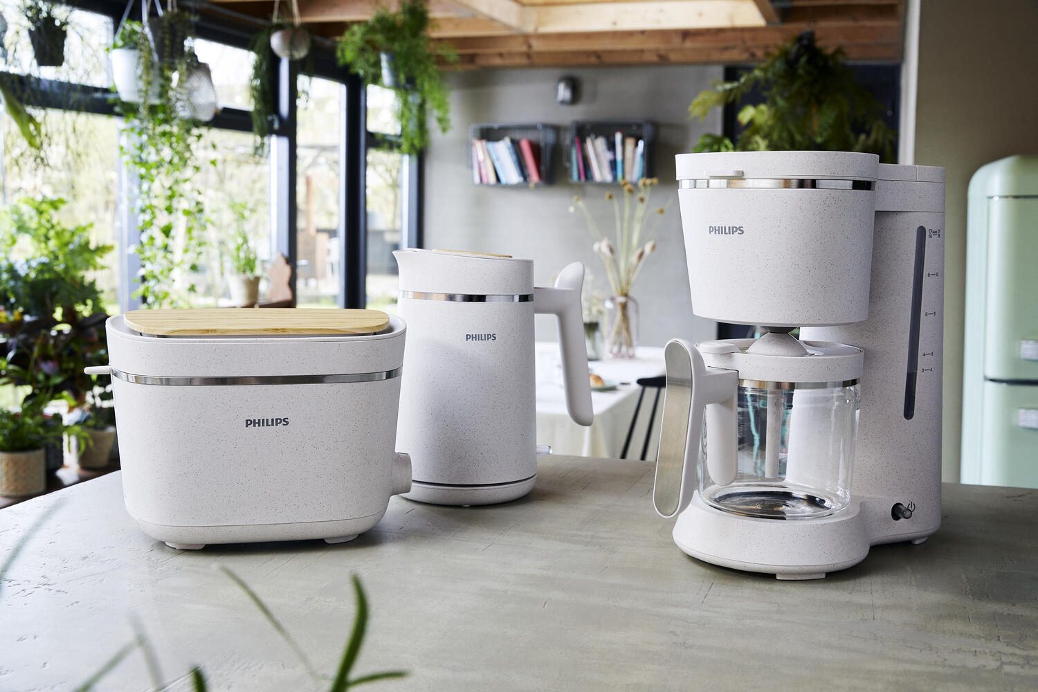 Philips Series 5000 HD2640 Eco Conscious Edition - Toaster - matt weiß