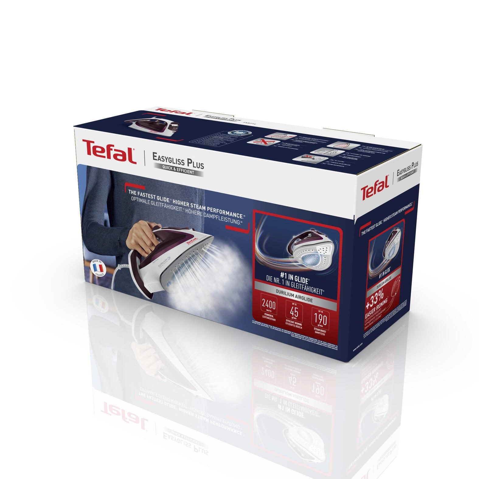 Tefal EasyGliss Plus FV5714 - Dampfbügeleisen