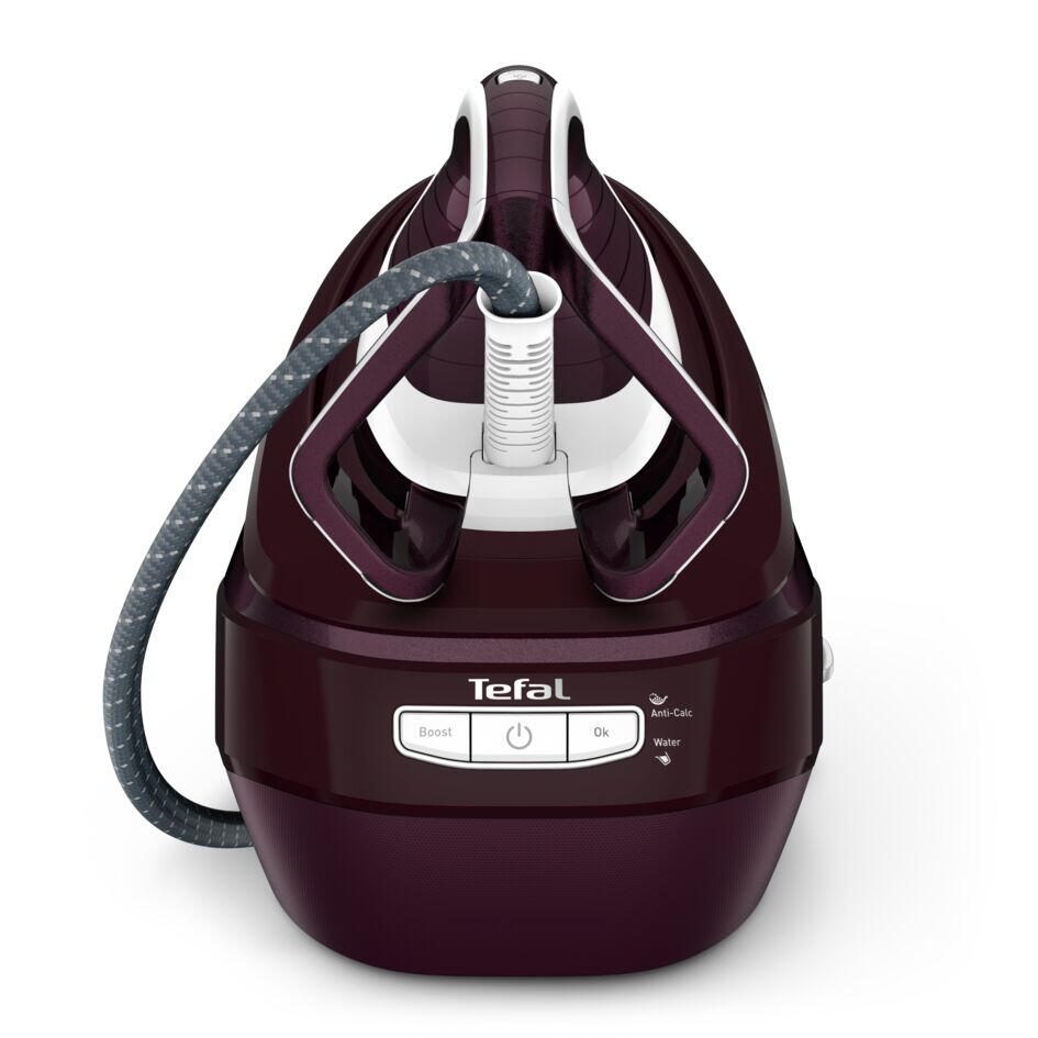 Tefal Pro Express Vision GV9810 Dampfbügeleisen, Dunkelrot/Weiß