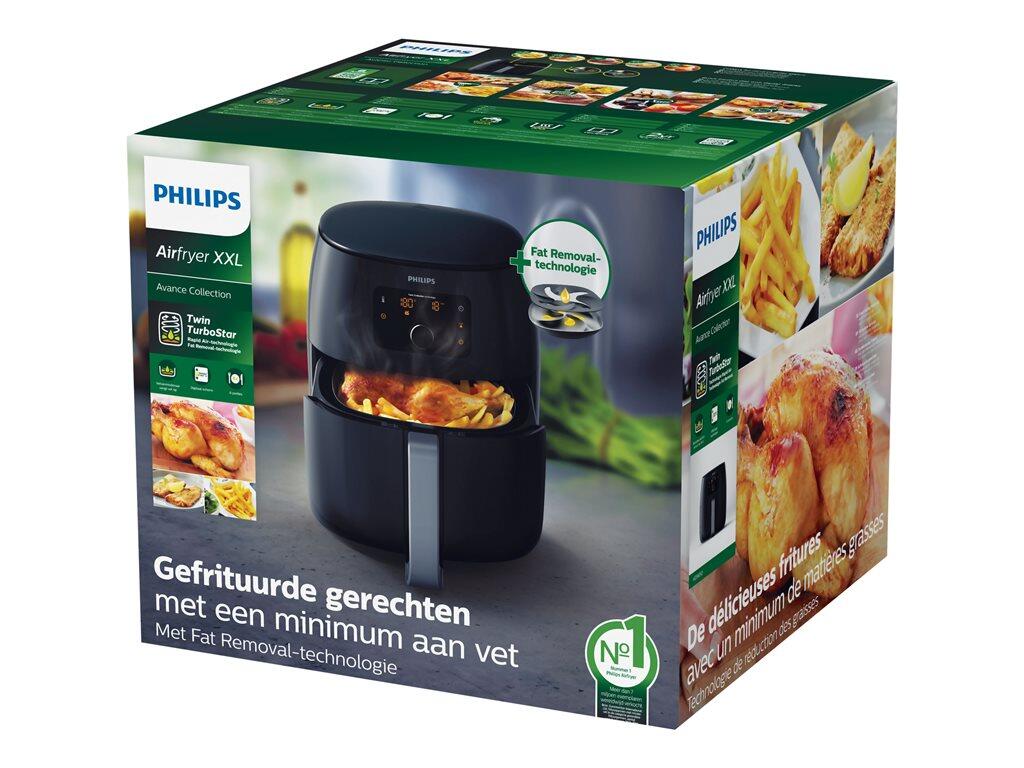 Philips Avance Collection XXL HD9650 Twin TurboStar - Heißluft-Fritteuse - Schwarz