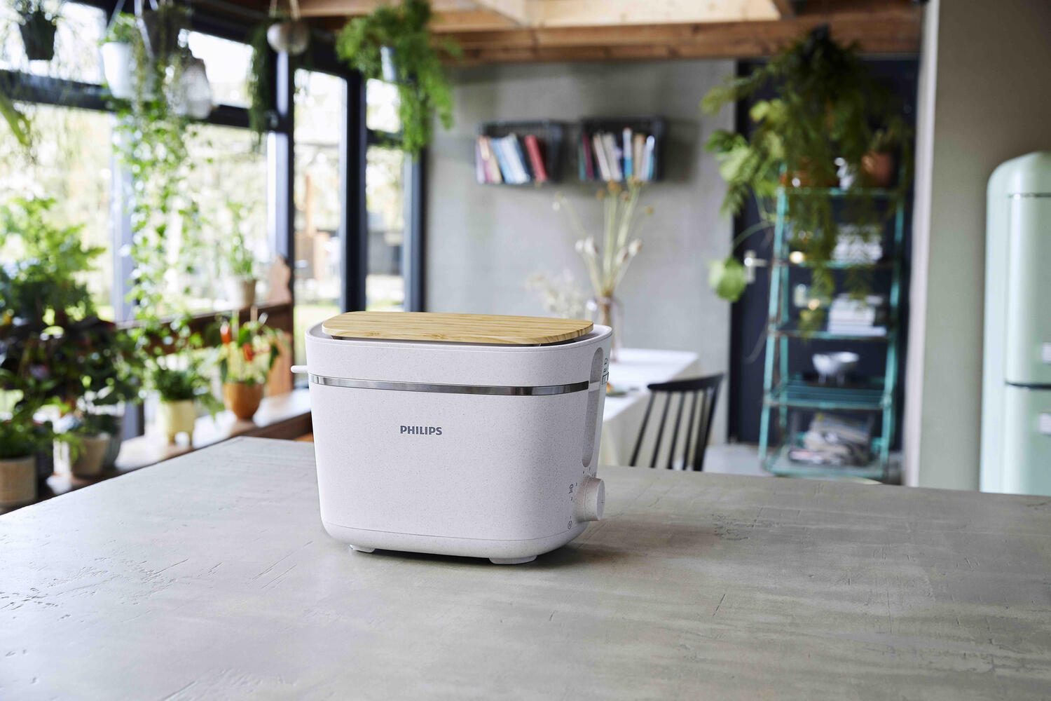 Philips Series 5000 HD2640 Eco Conscious Edition - Toaster - matt weiß
