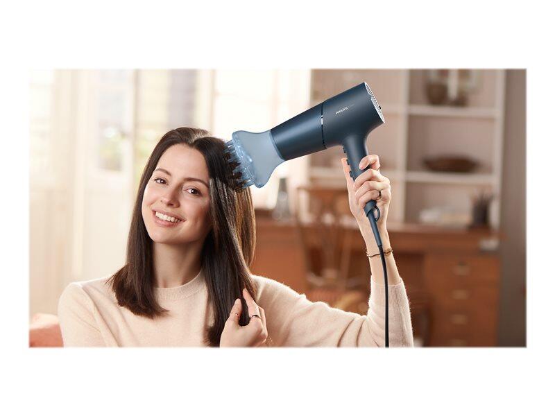 Philips 5000 Series BHD512 - Haartrockner - blaugrün metallisch