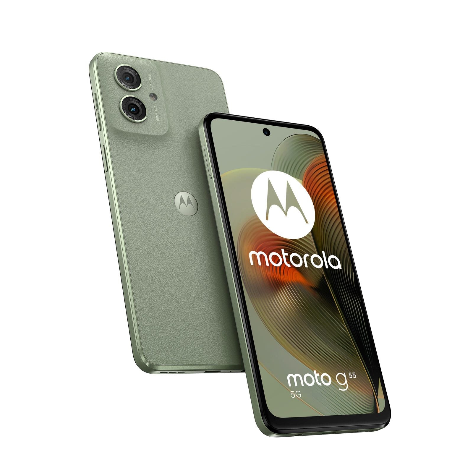 Motorola Moto G55 - 5G Smartphone 8GB/256GB (6.49'), rauchig grün