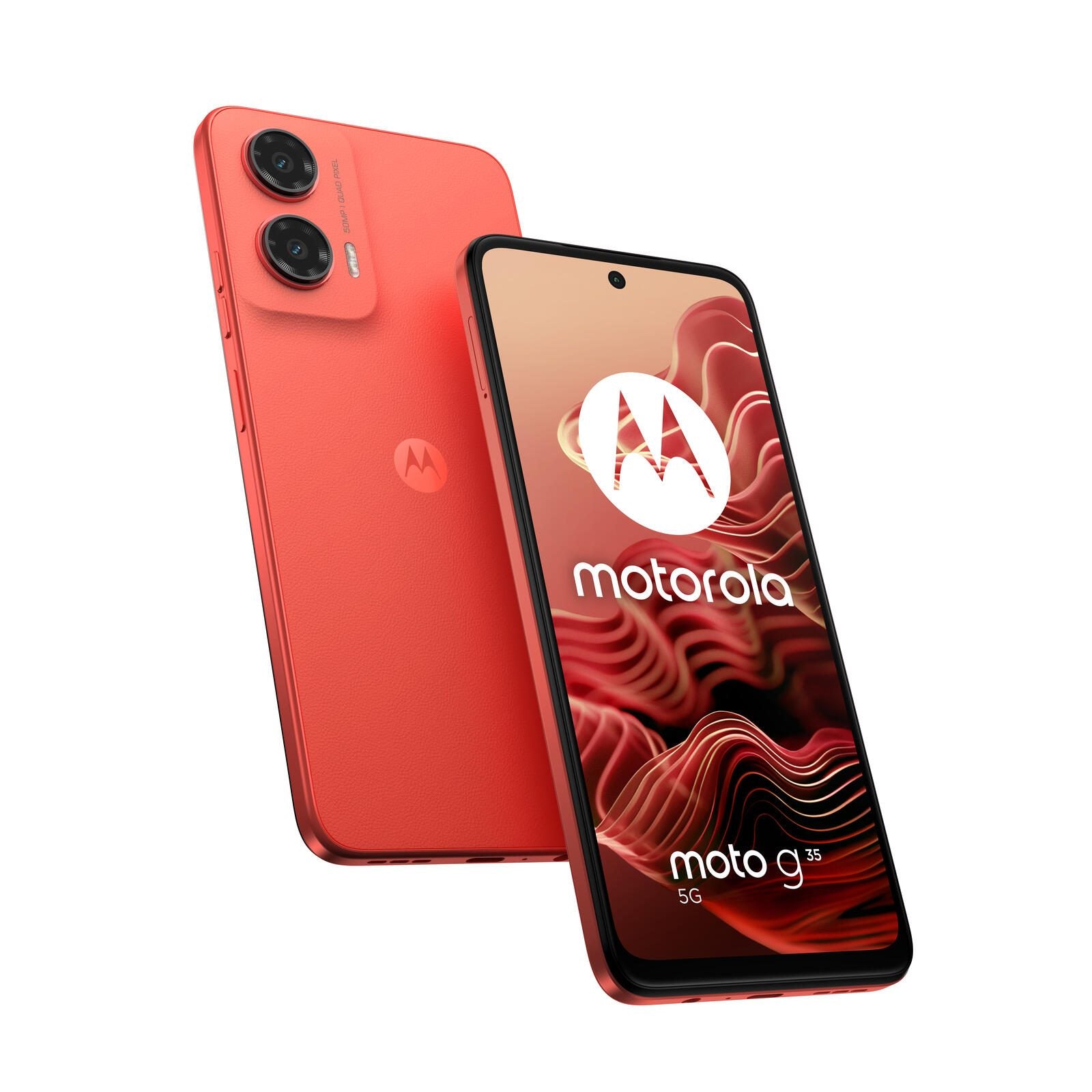 Motorola Moto G35 - 5G Smartphone 4GB/128GB (6.72'), guava rot