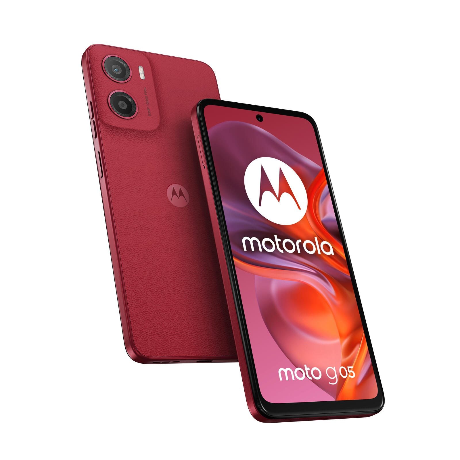 Motorola Moto G05 - 4G Smartphone 4GB/64GB (6.67'), Pflaumenrot