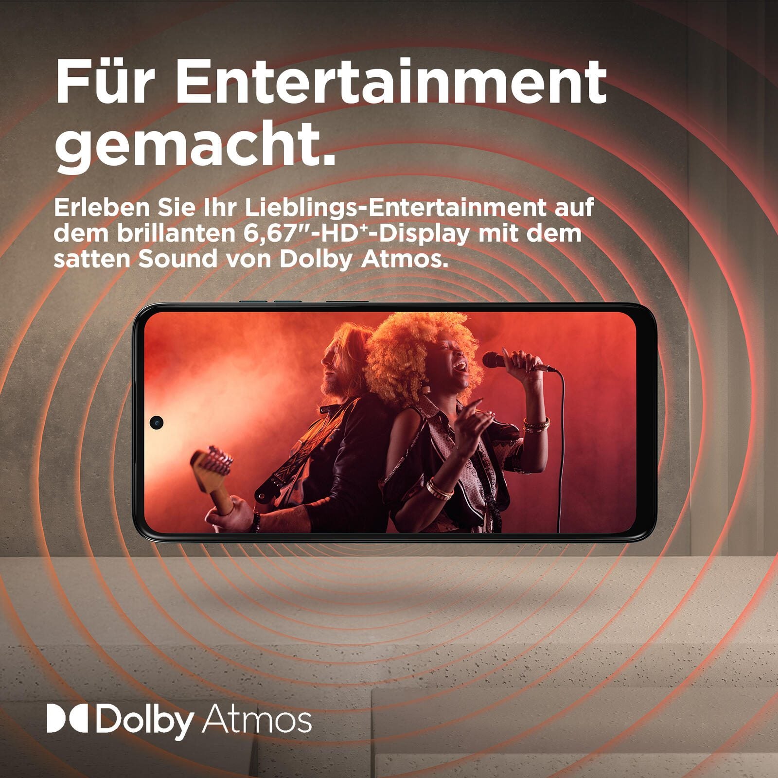 Motorola Moto G05 - 4G Smartphone 4GB/64GB (6.67'), Pflaumenrot