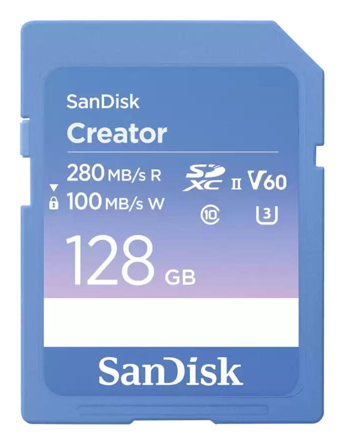 SanDisk Creator SDXC-Speicherkarte 128 GB
