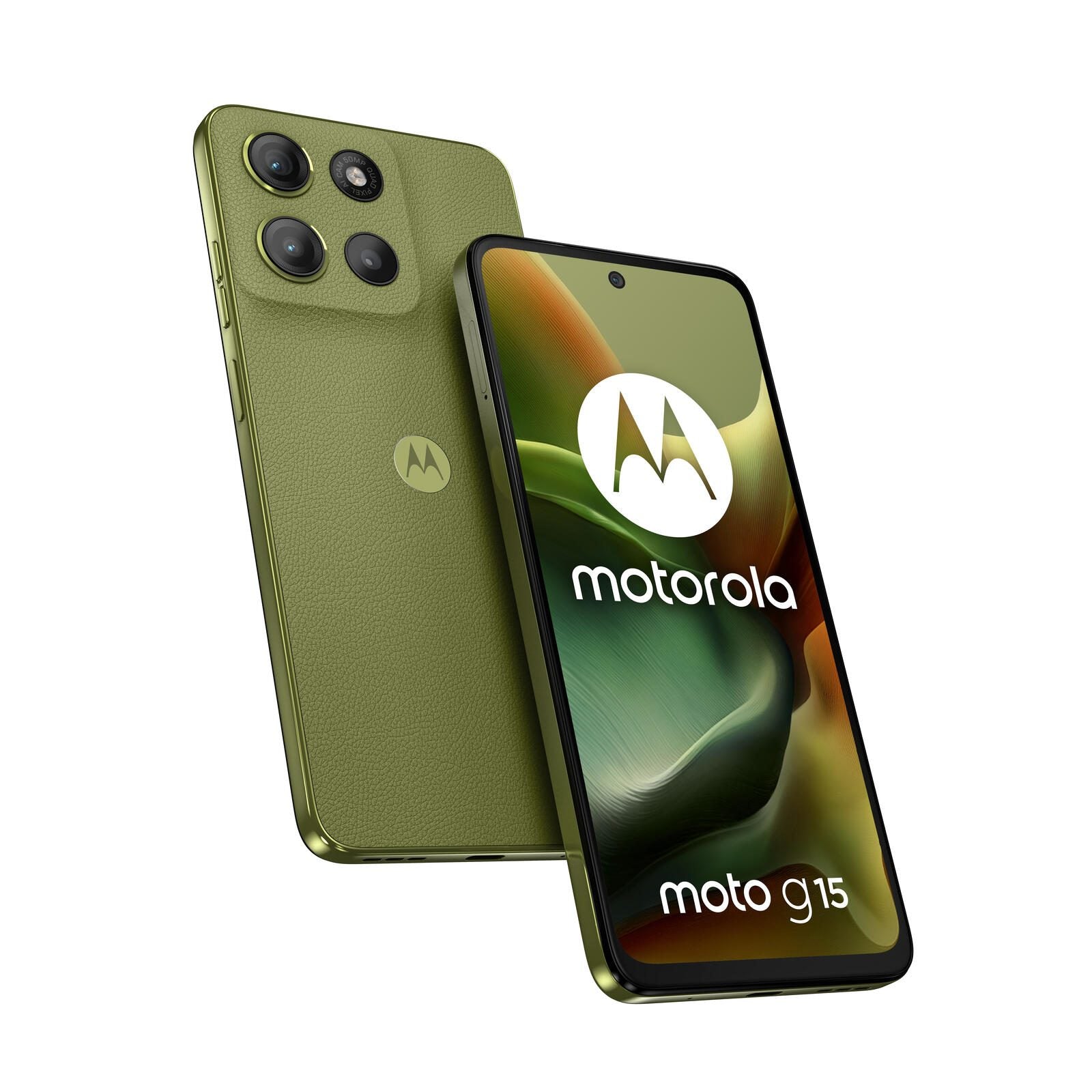 Motorola Moto G15 - 4G Smartphone 4GB/128GB (6.72'), iguana green