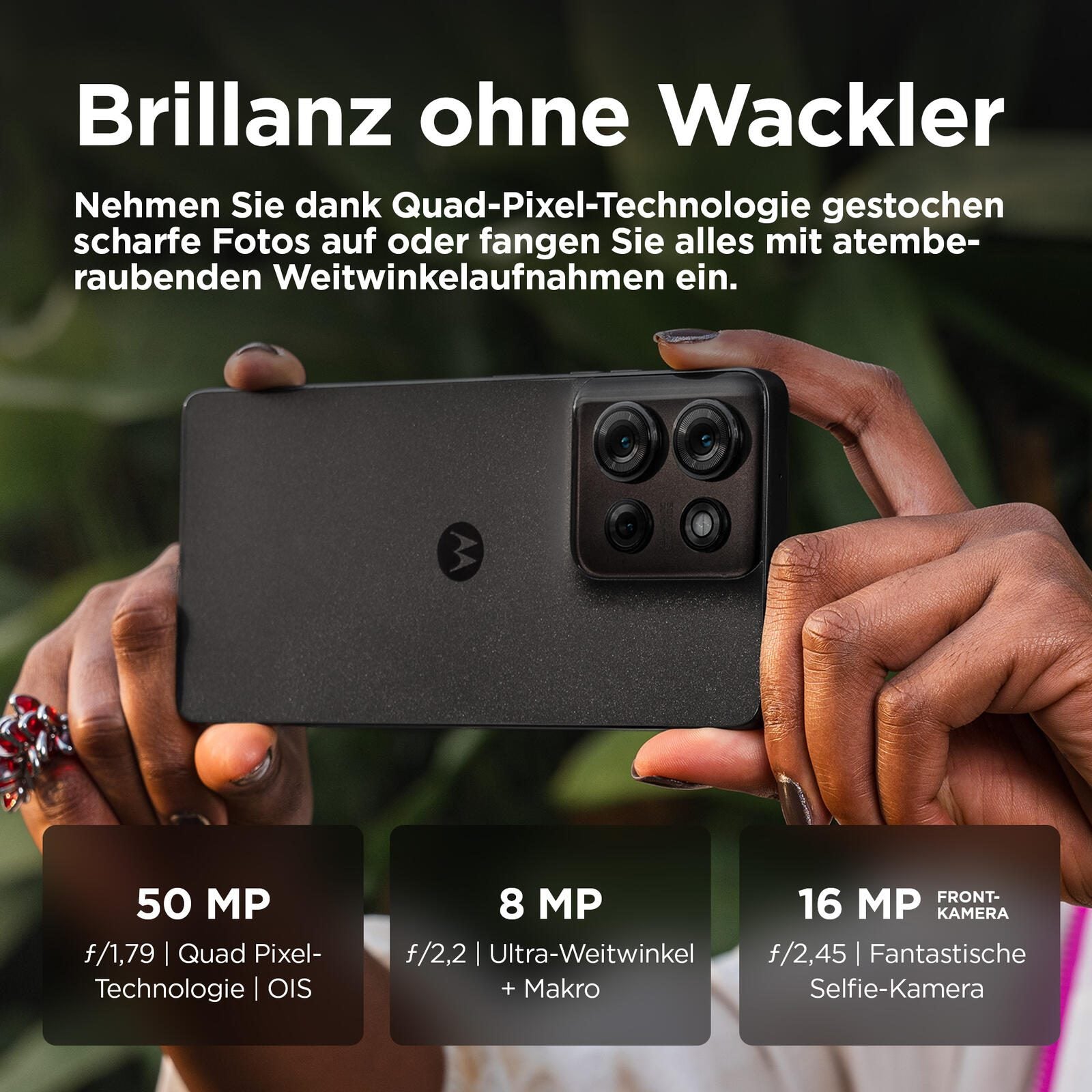 Motorola Moto G75 - 5G Smartphone 8GB/128GB (6.78'), Business Edition - Charcoal Grey