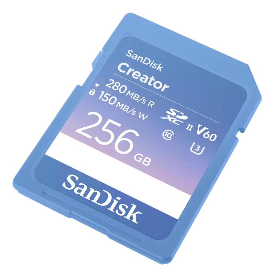 SanDisk Creator SDXC-Speicherkarte 256 GB
