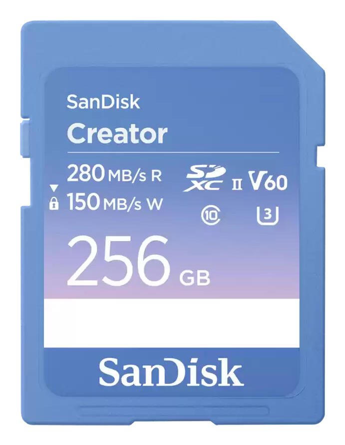 SanDisk Creator SDXC-Speicherkarte 256 GB