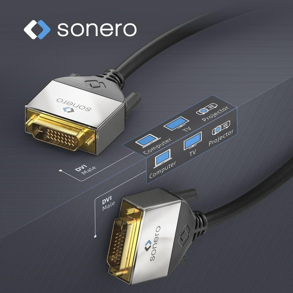 Sonero DVI Dual-Link Kabel 1,5m