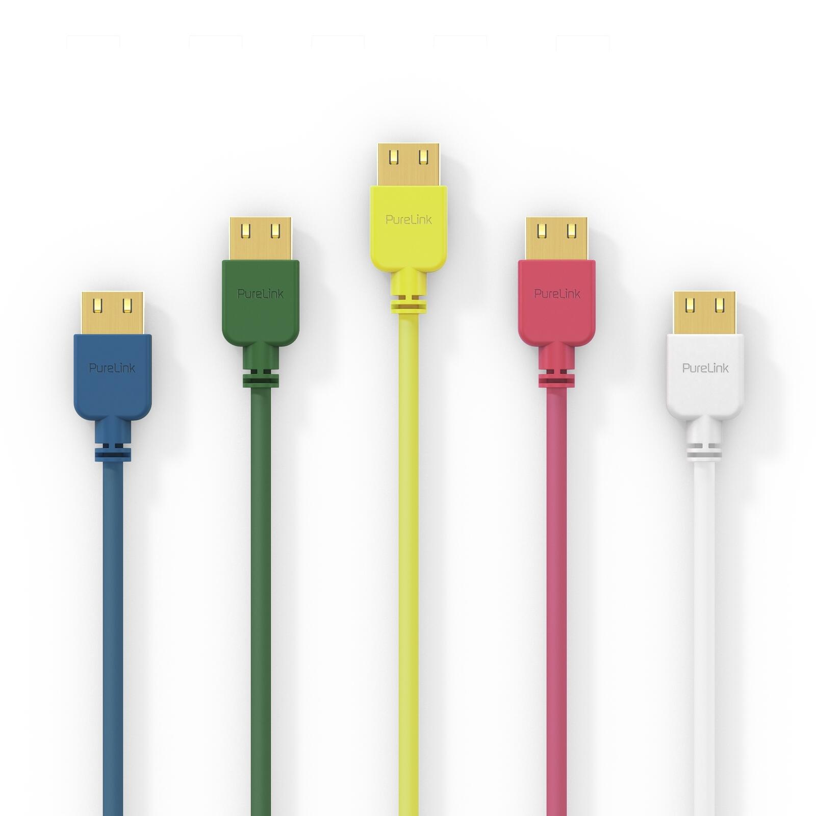 PureLink HDMI Kabel - PureInstall - Slim 0,50m - Schwarz