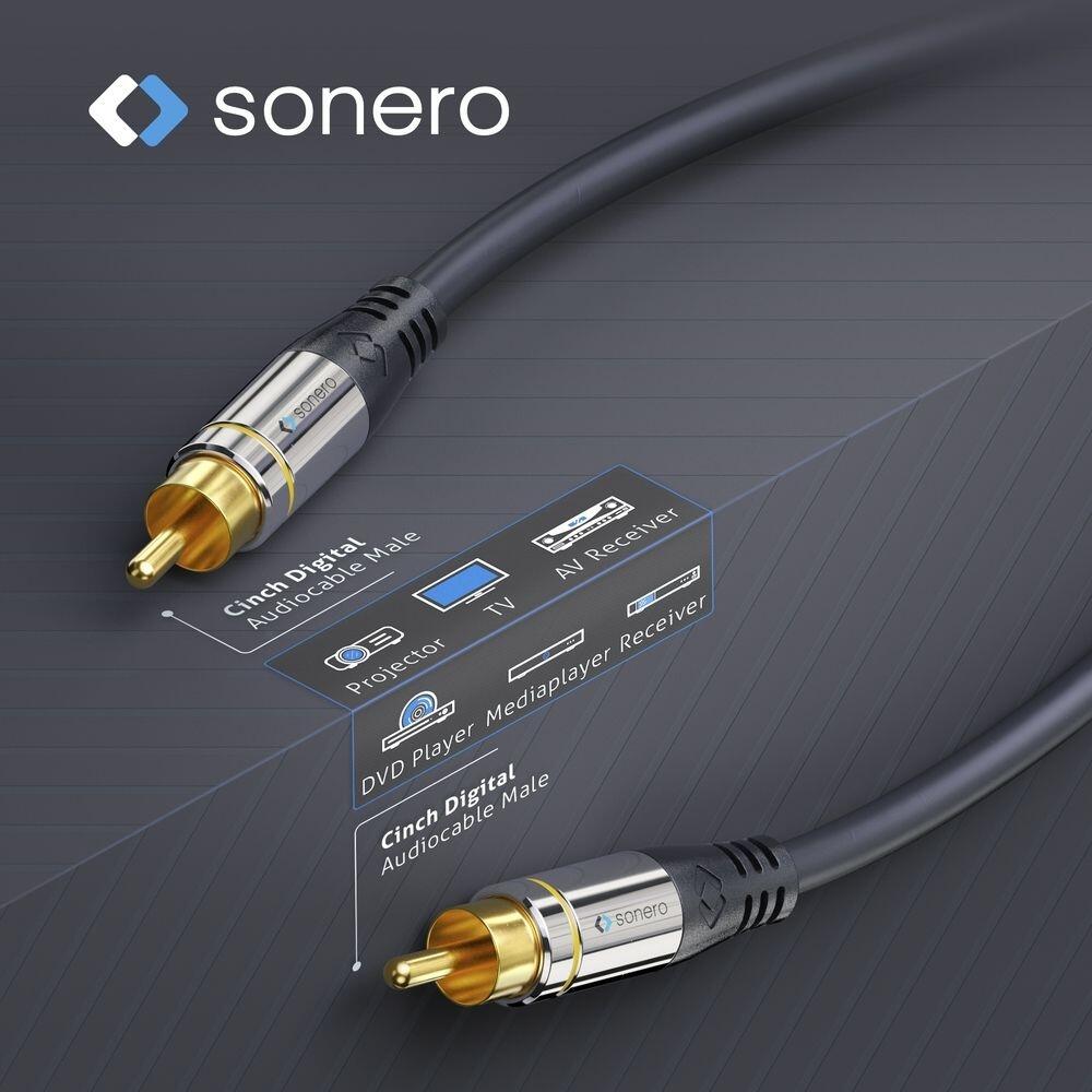 Sonero Cinch Digital Audio Kabel 10,0m