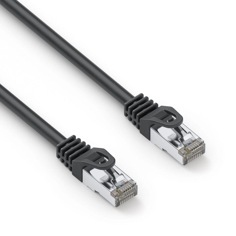 PureLink CAT 6A Patchkabel. S/FTP - schwarz - 1,00m
