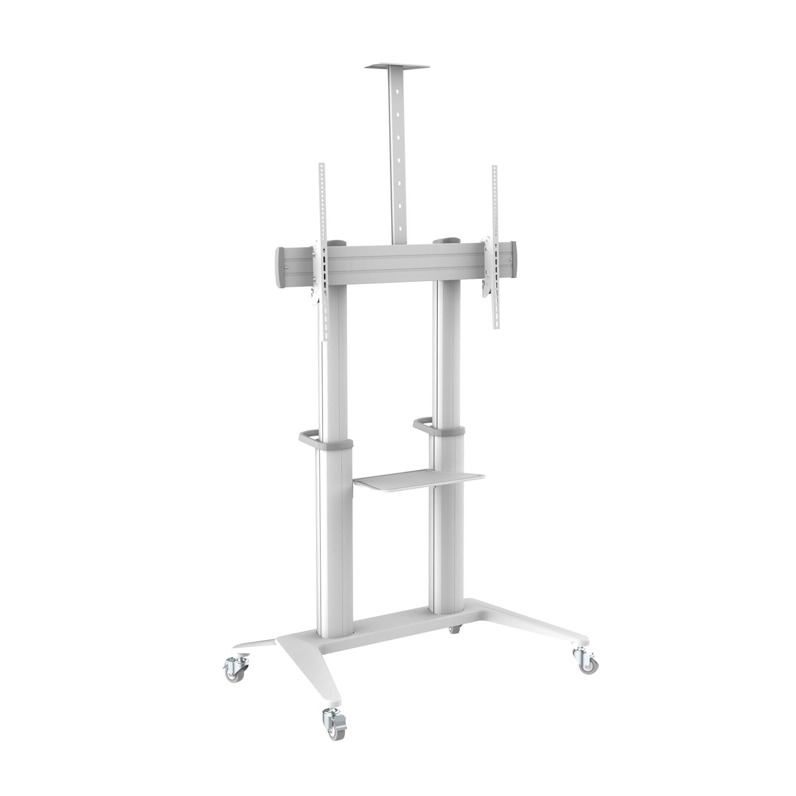 PureMounts Premium TV Cart - Single Display bis 120', weiß