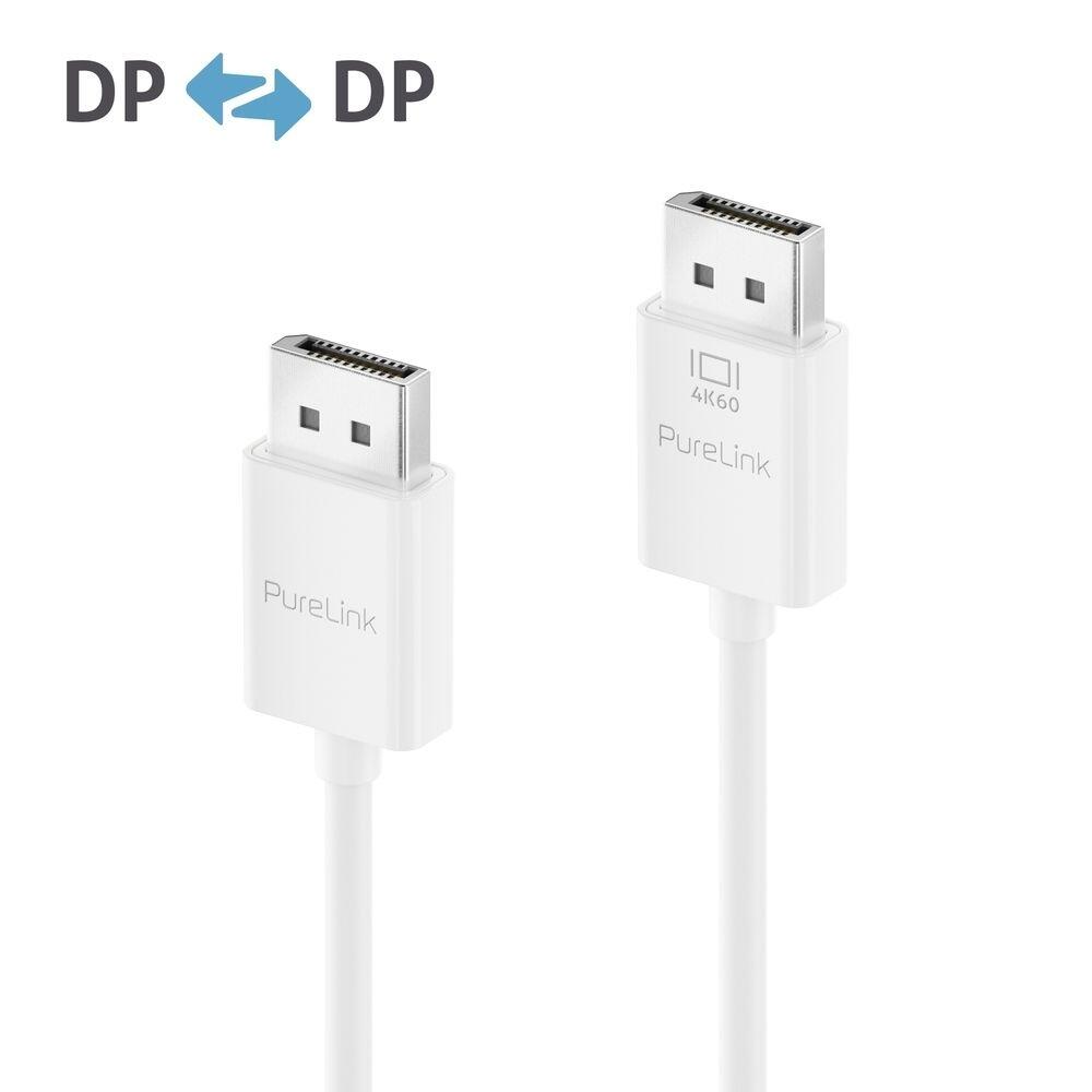 PureLink DisplayPort auf DisplayPort Kabel - 4K60 - iSerie - weiß - 1,00m