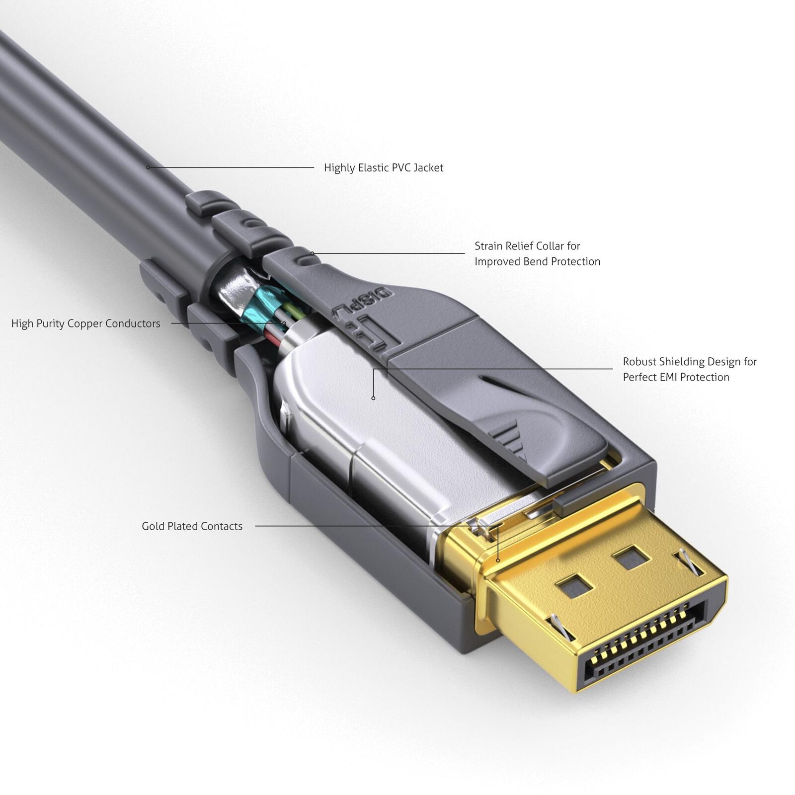 PureLink Active DisplayPort 1.4 Kabel - PureInstall 12,50m