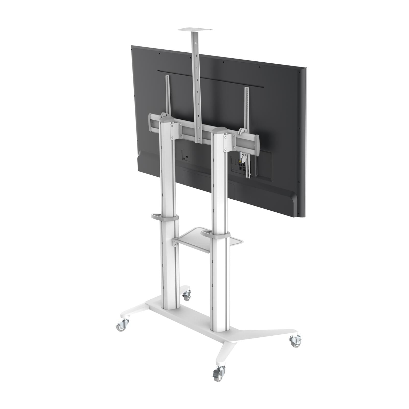 PureMounts Premium TV Cart - Single Display bis 120', weiß