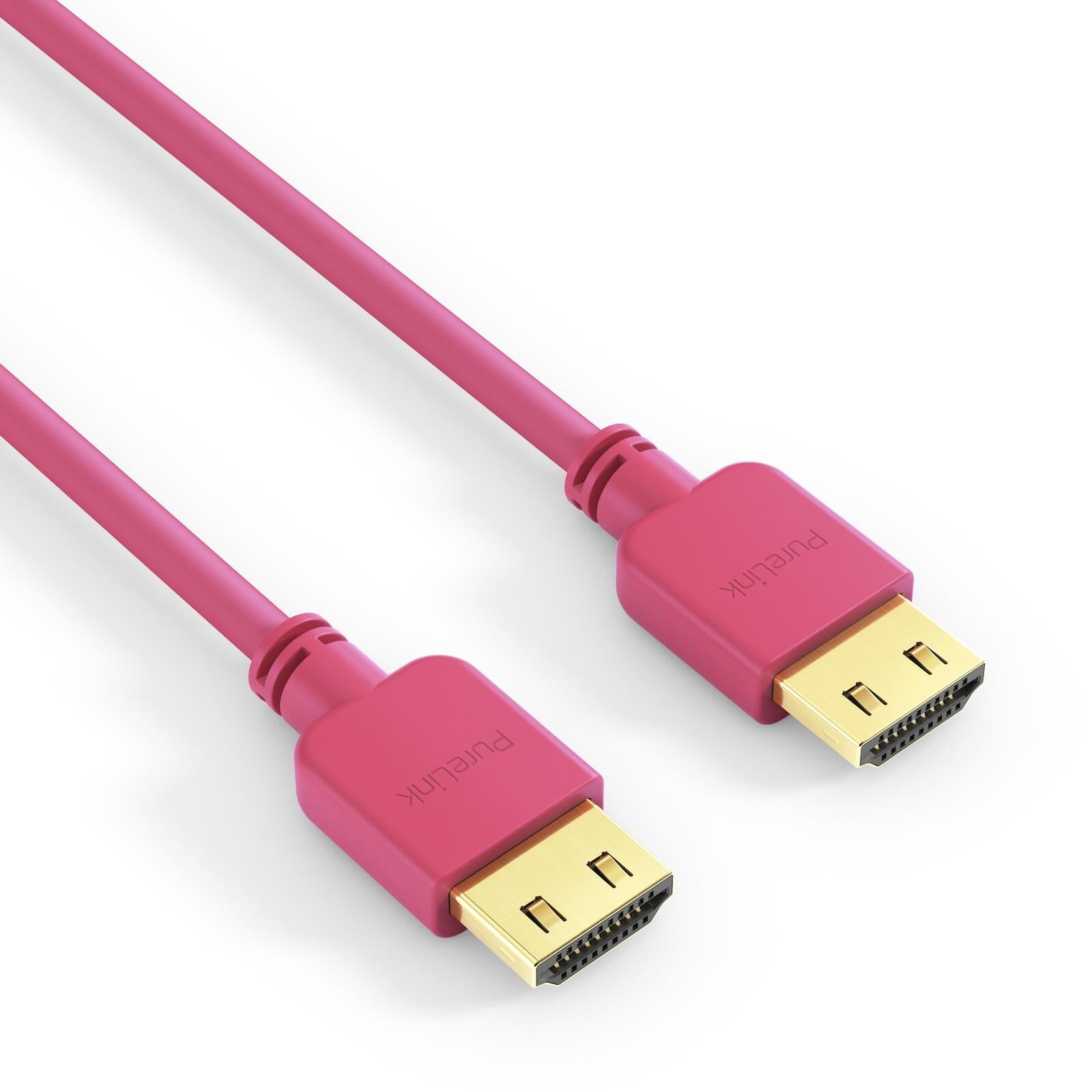 PureLink HDMI Kabel - PureInstall - Slim 2,00m - Rot
