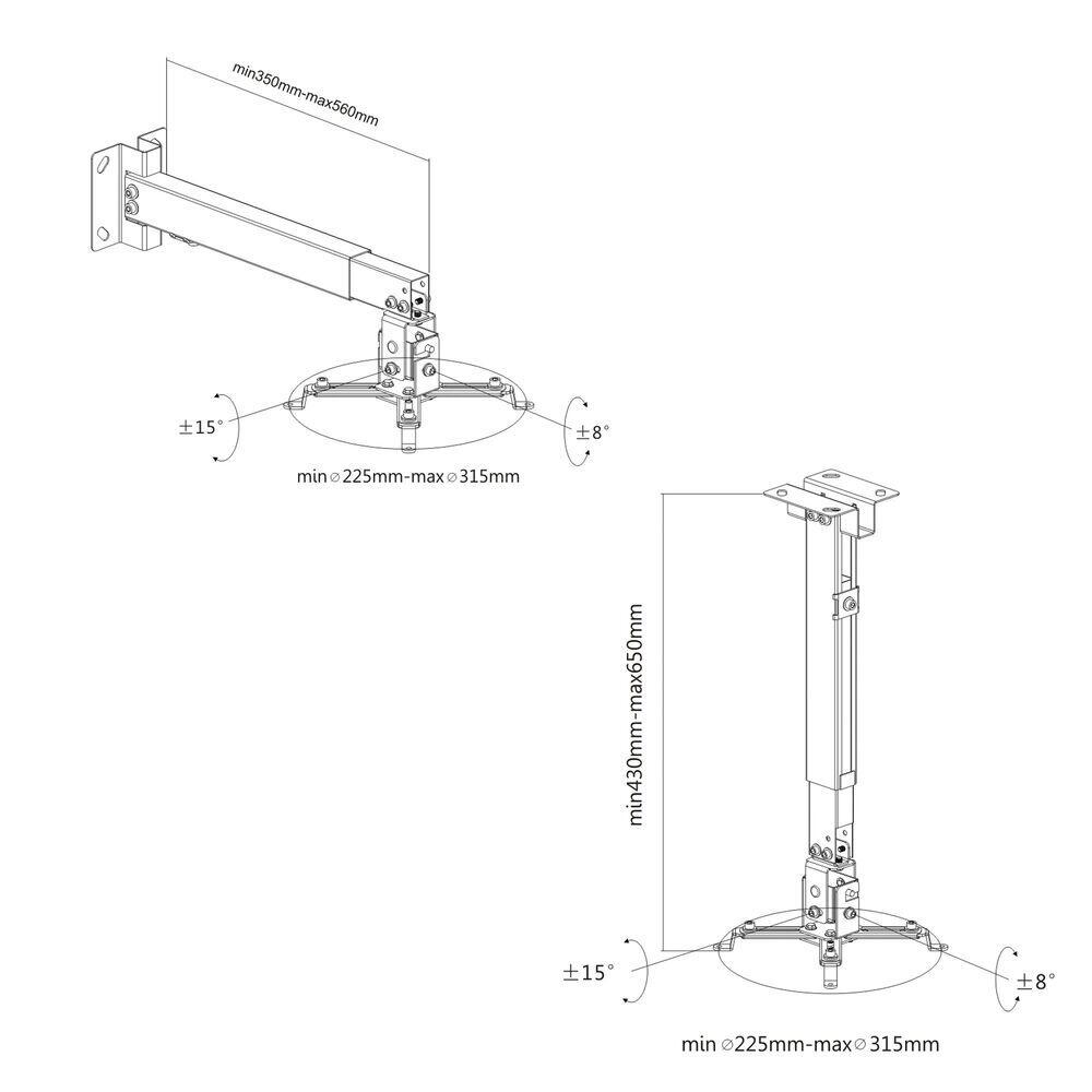 PureMounts Projektor Halterung