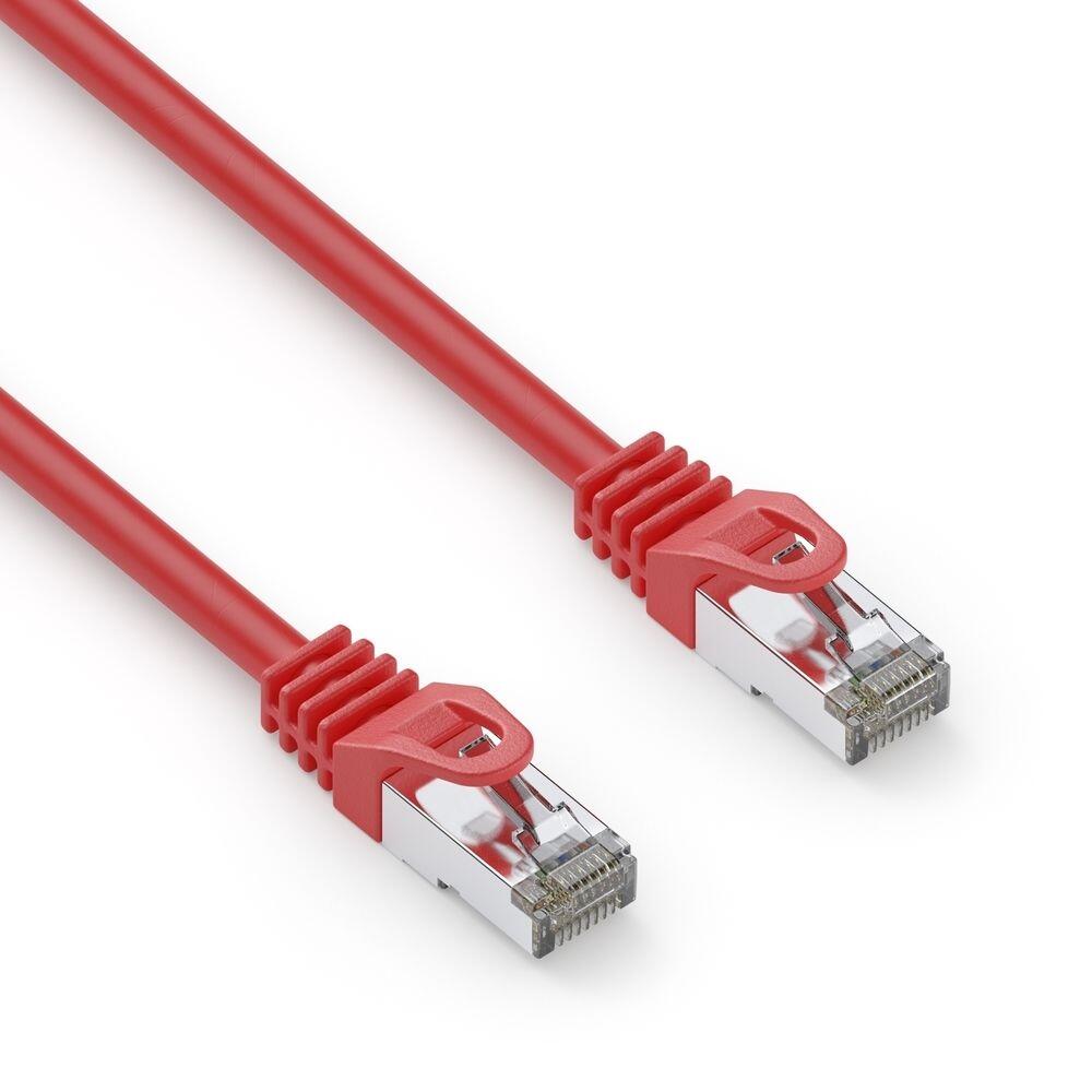 PureLink CAT 6A Patchkabel. S/FTP - rot - 7,50m