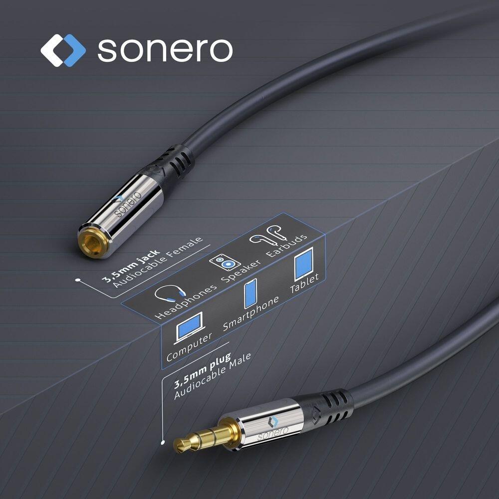 Sonero 3,5mm Audio Verlängerung 0,5m