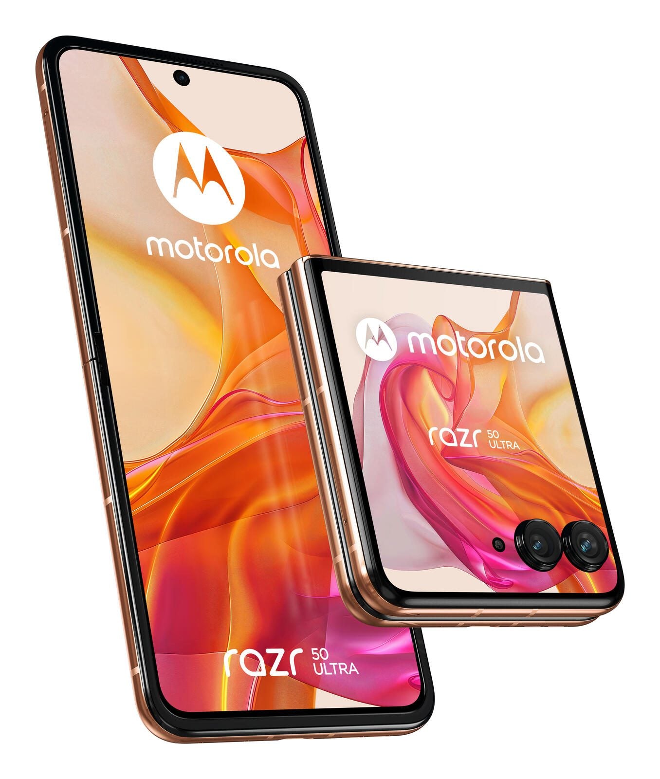 Motorola RAZR 50 Ultra - 5G Smartphone 12GB/512GB (6.9'), Peach Fuzz