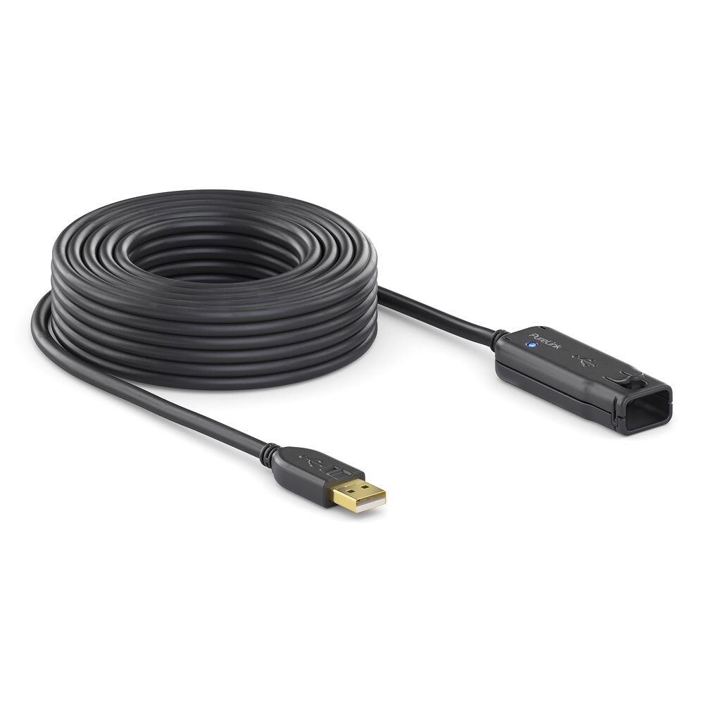 PureLink USB 2.0 Aktiv Verlängerung - schwarz - 24,0m