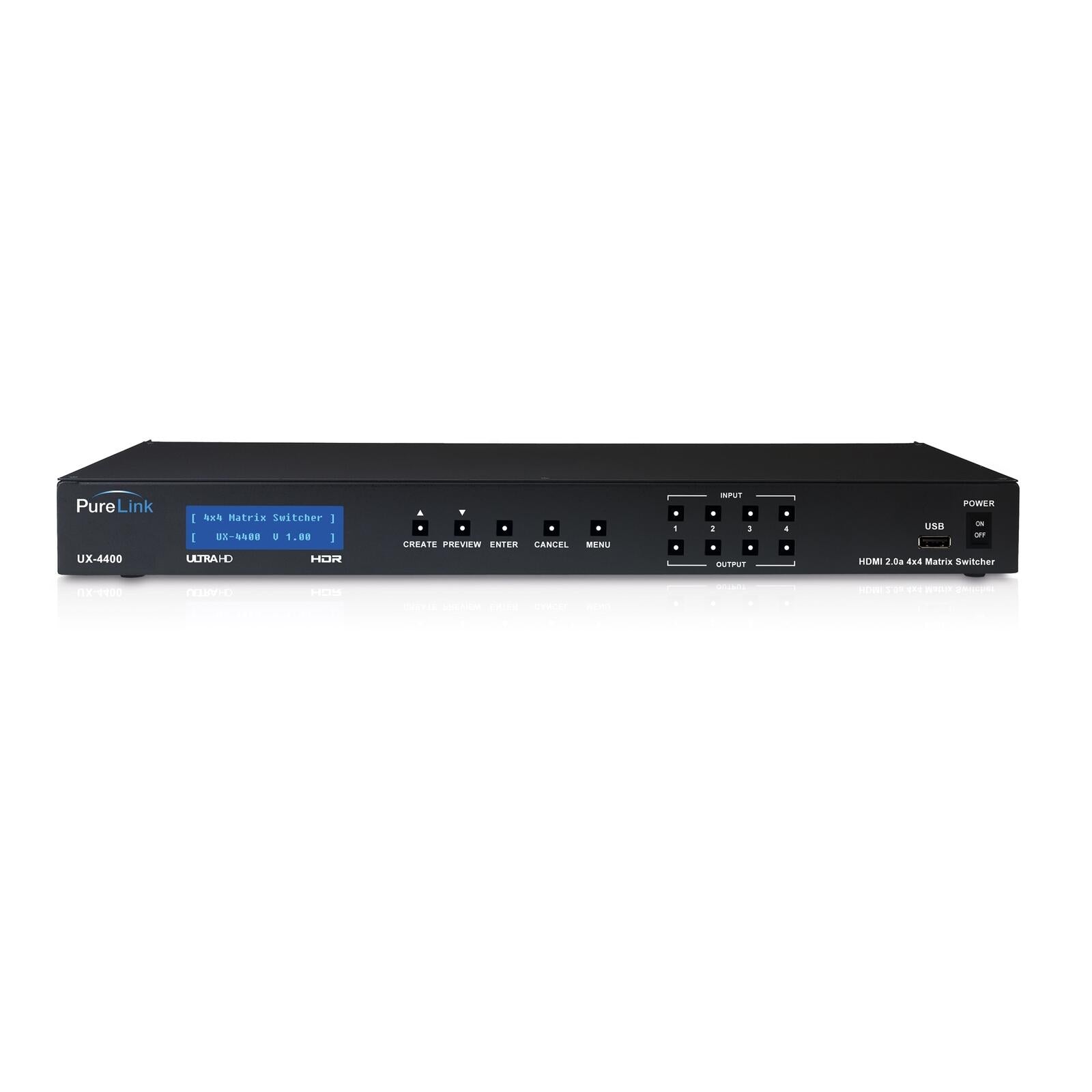 PureLink HDTools 4x4 HDMI 2.0a Integrierter Matrix Switcher - Ultra HD