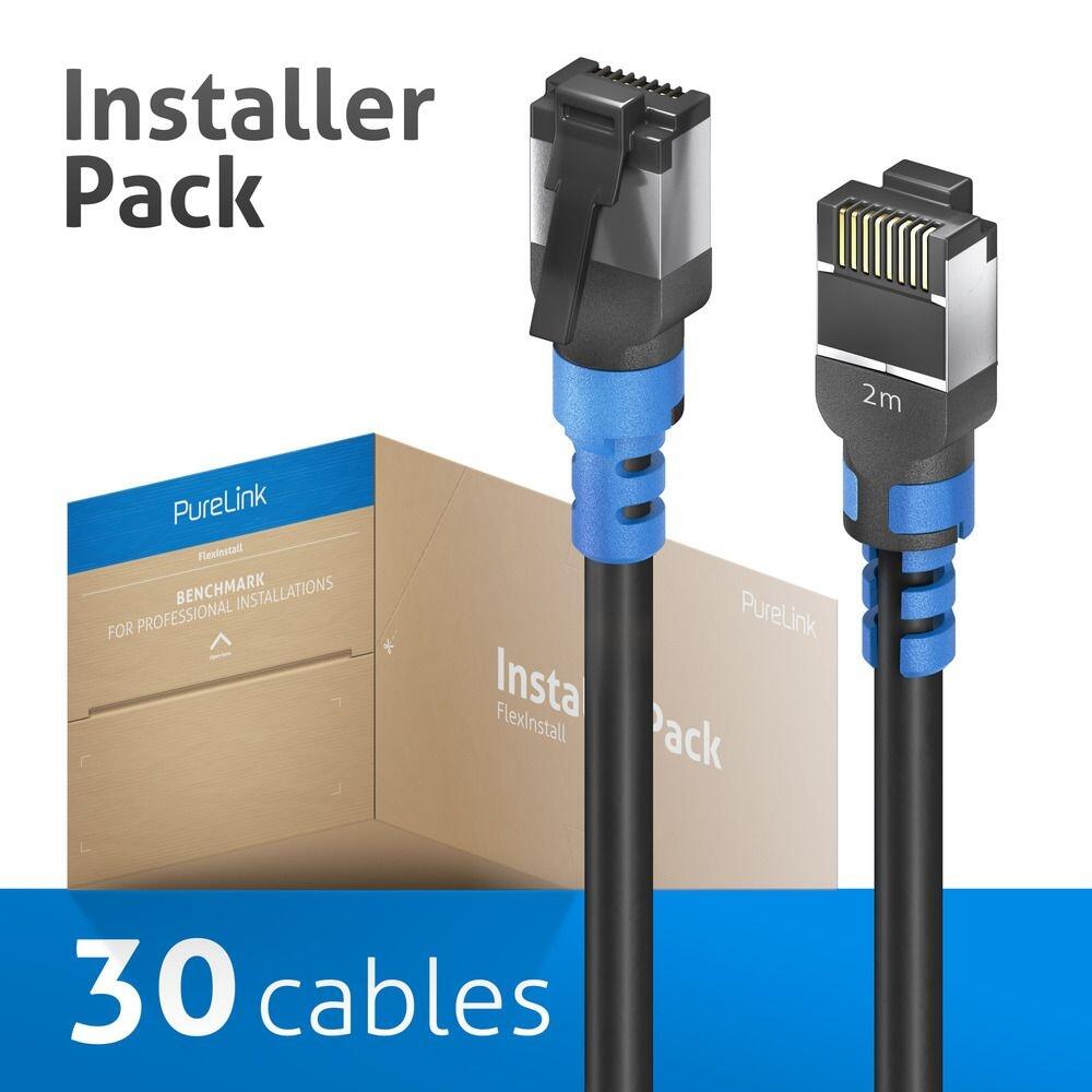 PureLink FlexInstall Patchkabel Cat.6A S/FTP 2.00m - Installer Pack 30 stk.