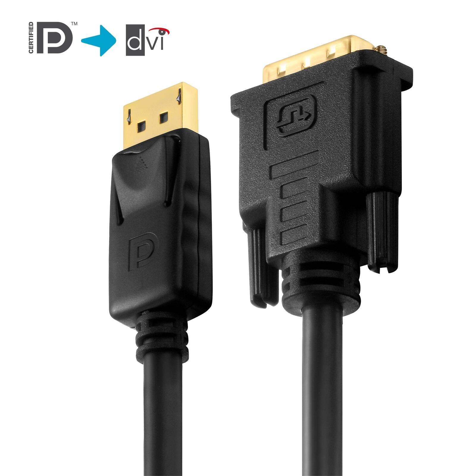 PureLink DisplayPort zu DVI Kabel - PureInstall - 15,00m