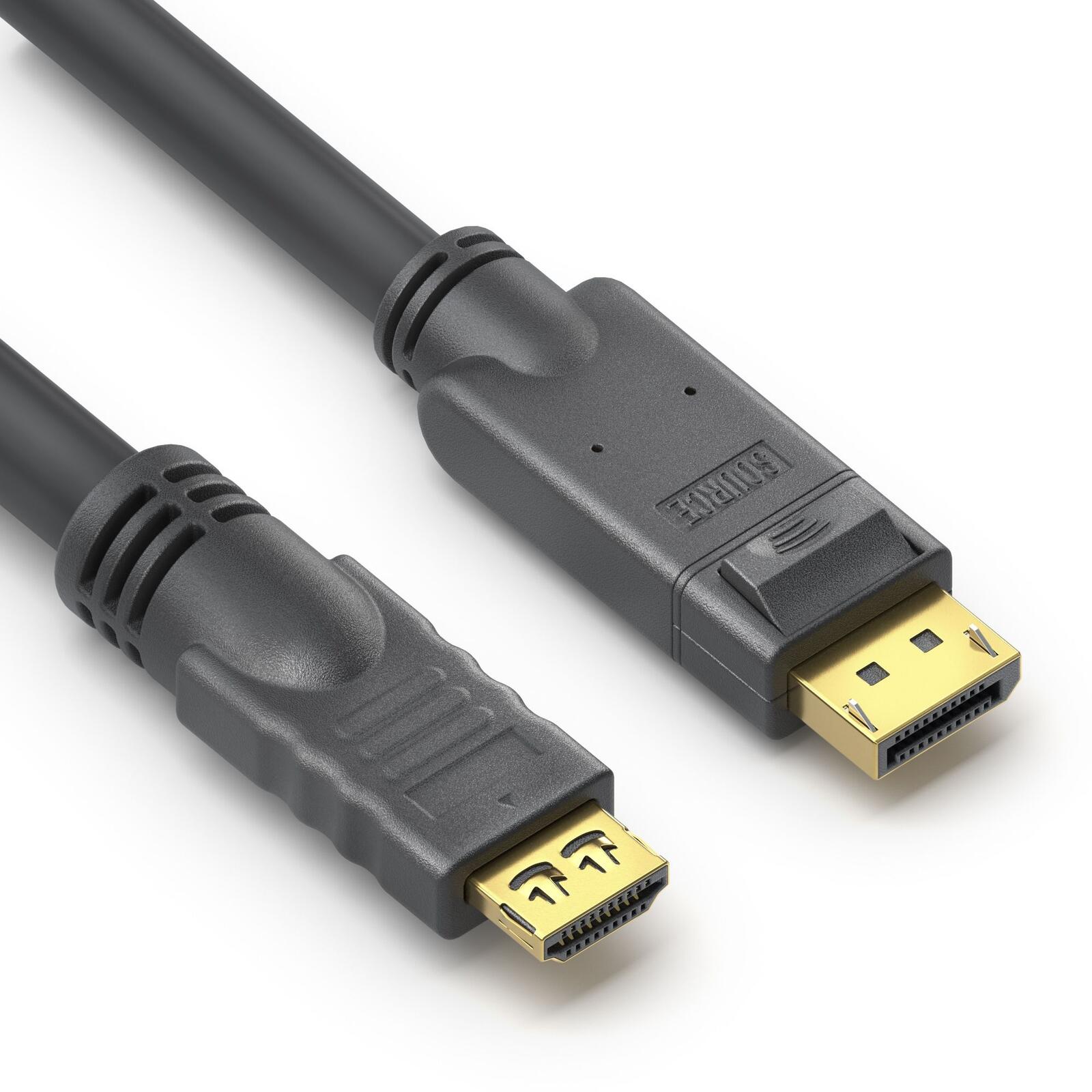 PureLink DisplayPort zu HDMI Kabel 4K - PureInstall 1,50m