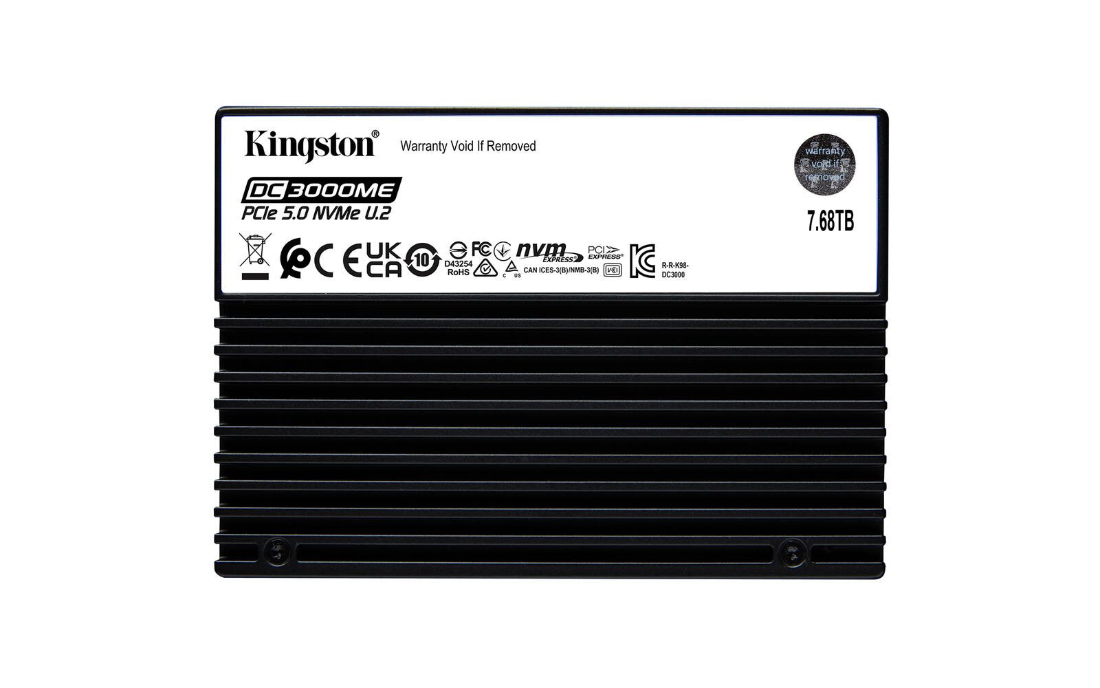 Kingston Technology 7,68TB DC3000ME U.2 PCIe 5.0 NVMe TCG Opal Enterprise SSD