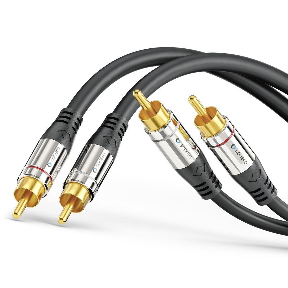 Sonero 2x Cinch Stereo Audio Kabel 10,0m