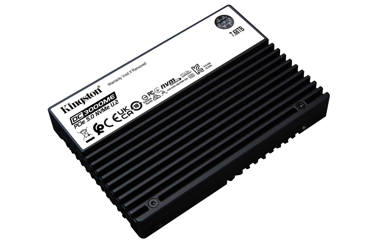 Kingston Technology 7,68TB DC3000ME U.2 PCIe 5.0 NVMe TCG Opal Enterprise SSD
