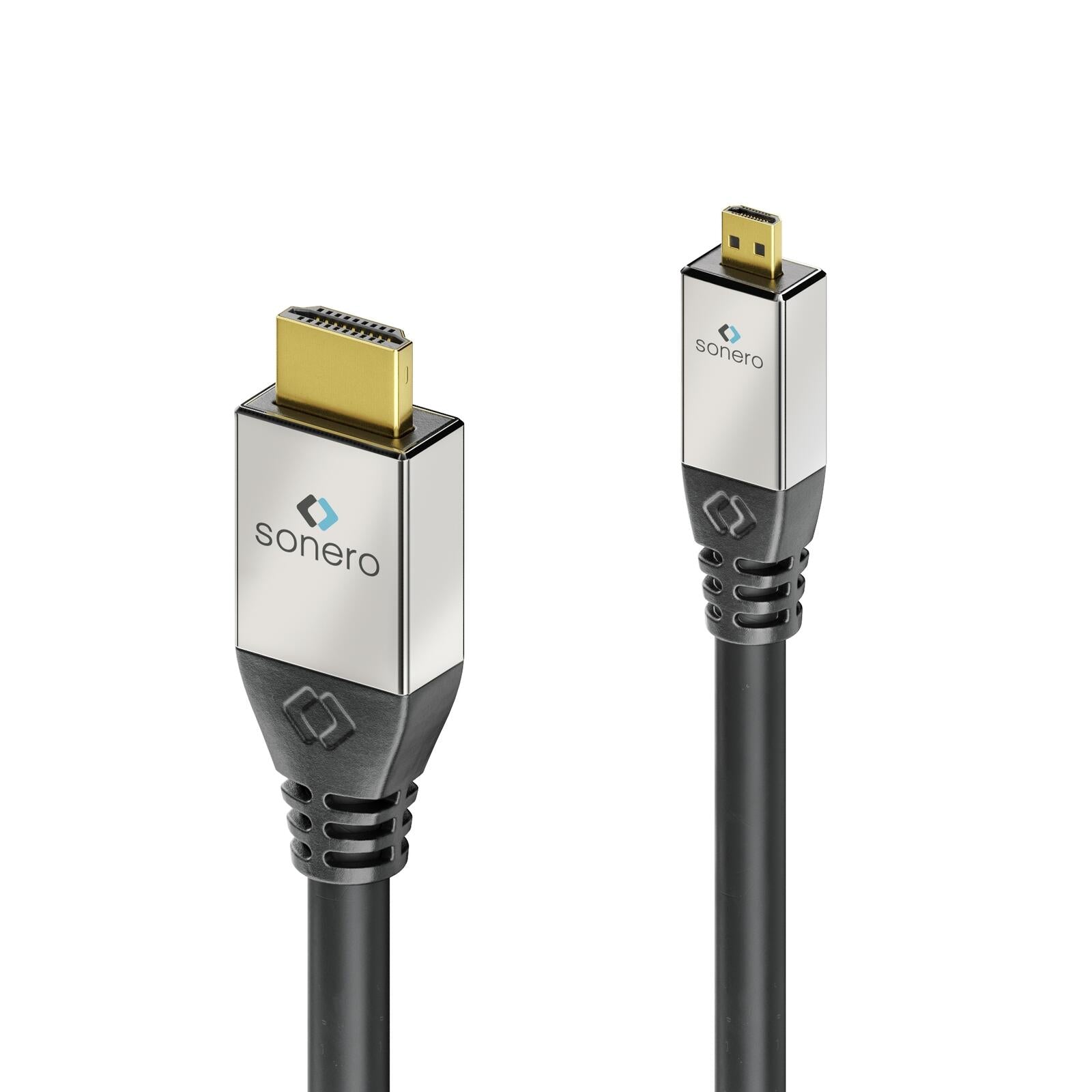 Sonero HDMI auf Micro HDMI Kabel 3,0m