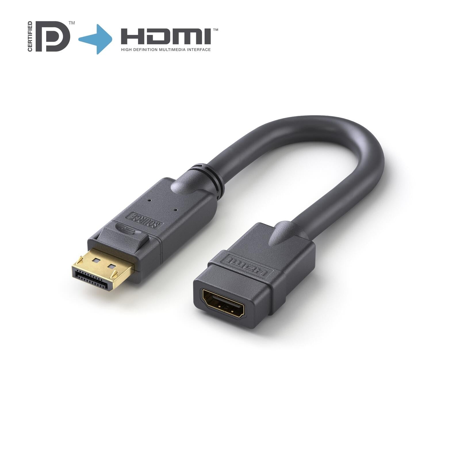 PureLink DisplayPort/HDMI Adapter 4K - PureInstall 0,10m