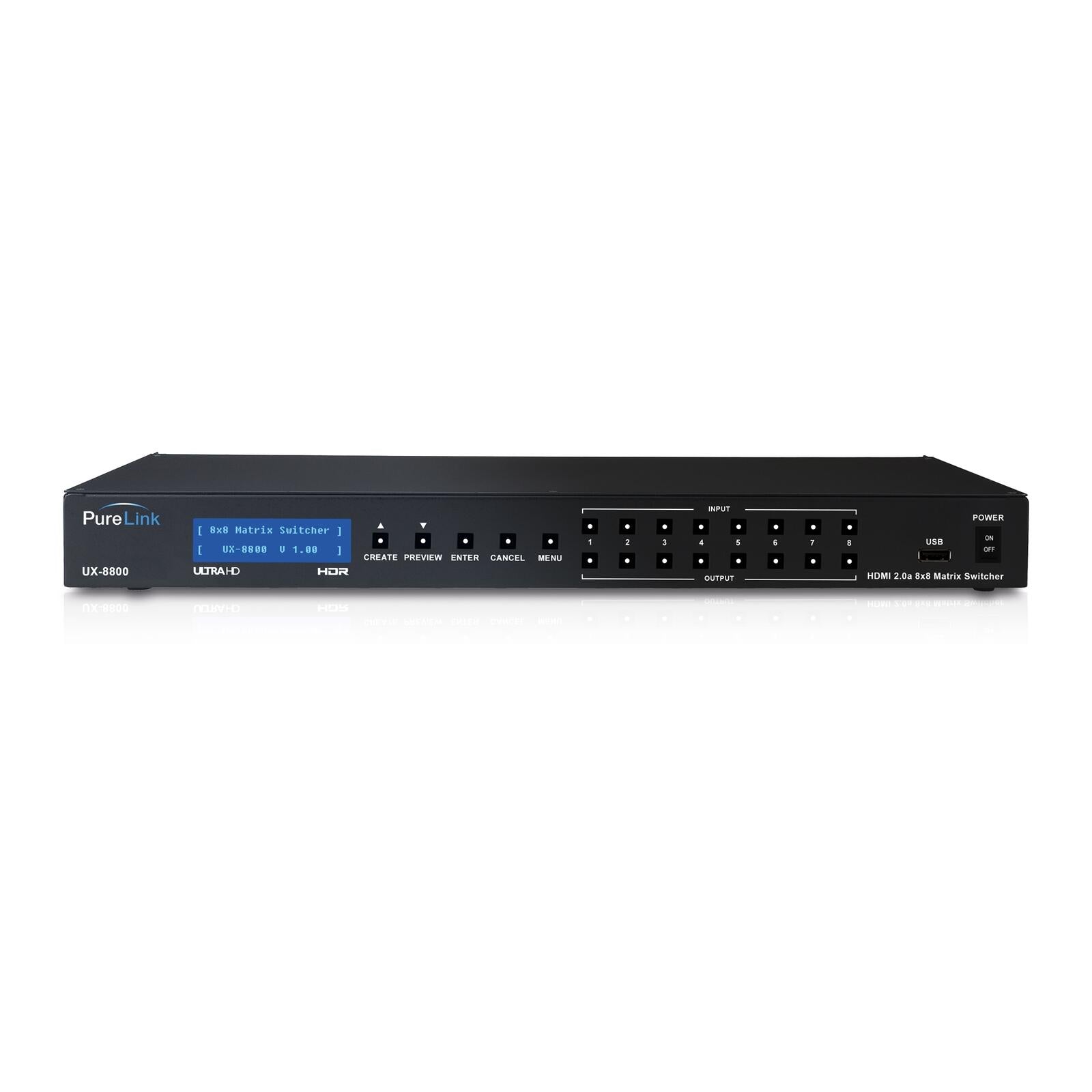 PureLink HDTools 8x8 HDMI 2.0a Integrierter Matrix Switcher - Ultra HD