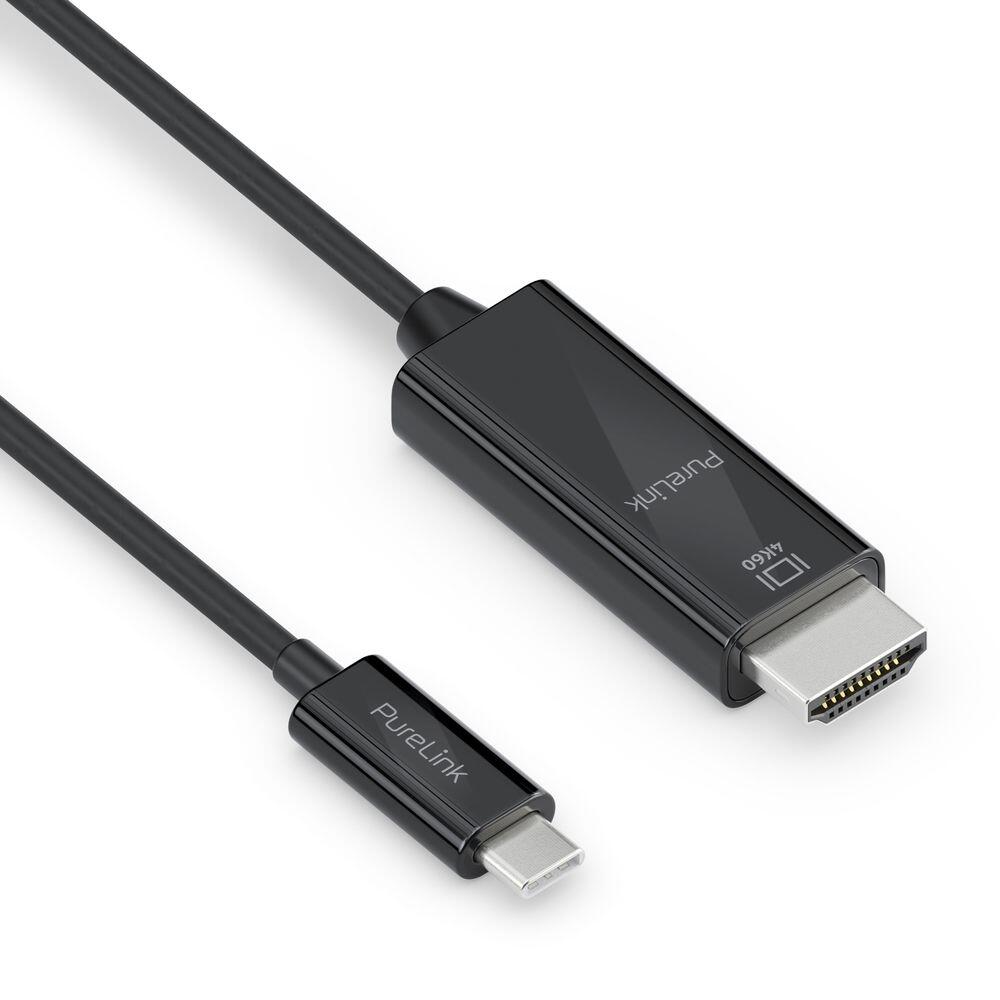 PureLink USB-C auf HDMI Kabel - 4K60 - iSerie - schwarz - 2,00m