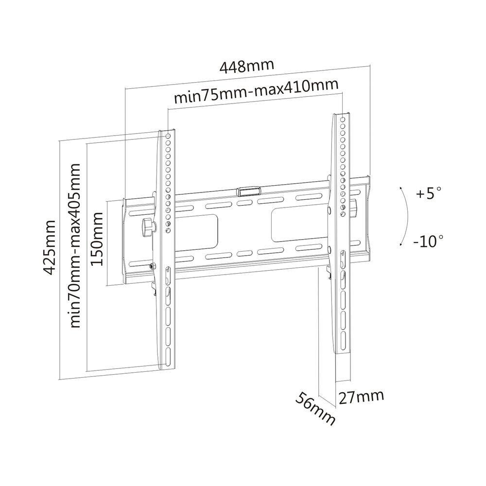 PureMounts TV Halterung - Tilt - VESA 400