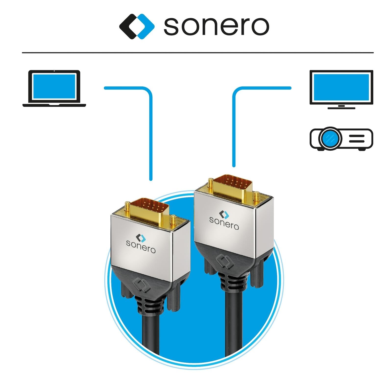 Sonero VGA Kabel 1,5m