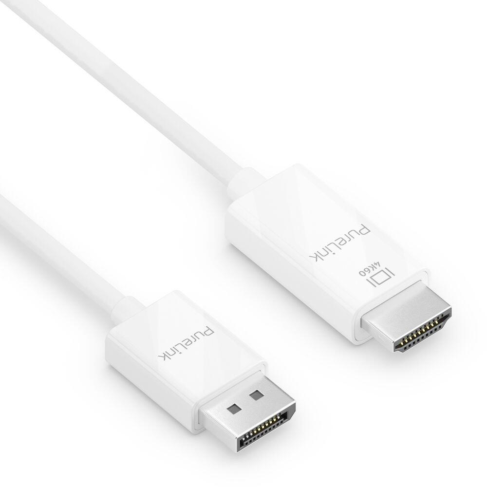 PureLink DisplayPort auf HDMI Kabel - 4K60 - iSerie - weiß - 1,50m